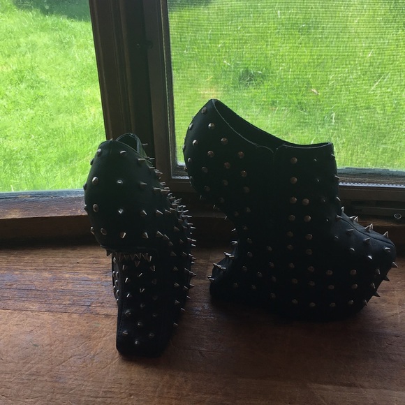 Platform heel-less wedges - Picture 2 of 3